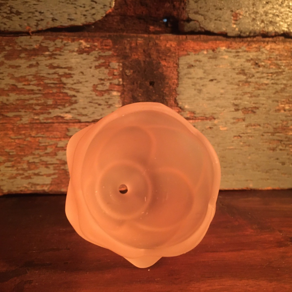 【Fuxuan.deco】單顆玫瑰玻罩︱為賣場純銅底座_雙朵玫瑰花燭台之玻罩零件︱也可單獨平放於平面當單顆燭杯使用-細節圖6