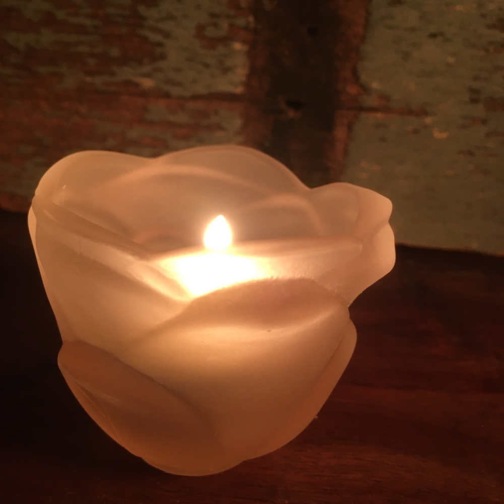 【Fuxuan.deco】單顆玫瑰玻罩︱為賣場純銅底座_雙朵玫瑰花燭台之玻罩零件︱也可單獨平放於平面當單顆燭杯使用-細節圖8