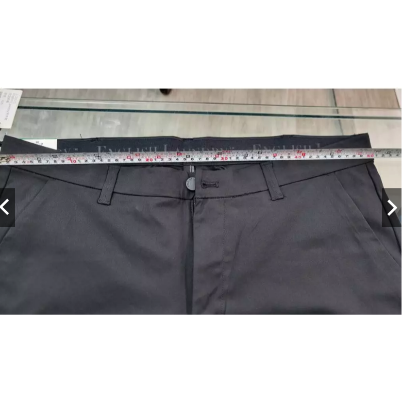 38腰零碼出清-English Laundry 男休閒奇諾長褲 黑色 #1719575-細節圖5