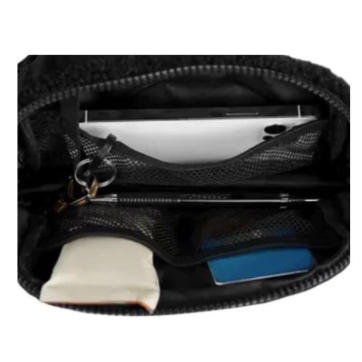 Lole 羔羊 絨毛 休閒 腰包 #1741593-黑-細節圖3