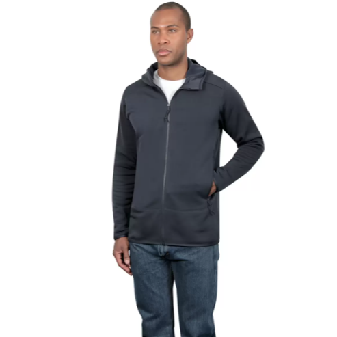 Kirkland Signature 科克蘭 男連帽刷毛外套 #7771390 版型偏大!!!-細節圖3