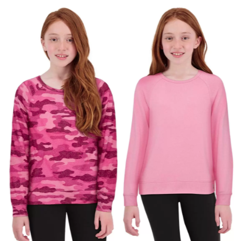 Lucky Brand 兒童長袖上衣 兩件組 #1527288-細節圖2