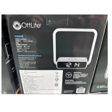 OTTLITE 無線充電鬧鐘 #140274(展示品)-細節圖2