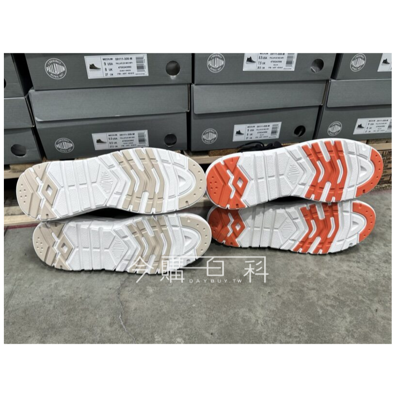 PALLADIUM 男橘標防水短靴 #181815-細節圖4