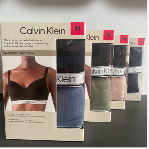CALVIN KLEIN 女無鋼圈內衣兩入組 #135503-細節圖3