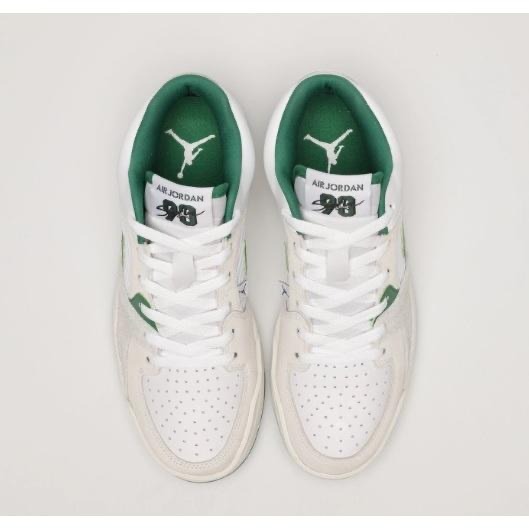 【WS】NIKE JORDAN STADIUM 90 男 白綠 復古 運動 低筒 休閒鞋 DX4397-103-細節圖3