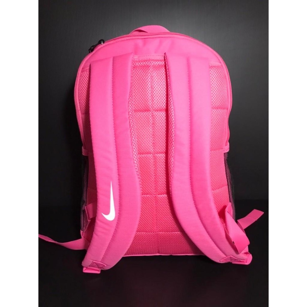 【WS】NIKE BRASILIA Backpack 粉色 健身 童包 書包 旅行 雙肩 後背包 BA6029-684-細節圖3