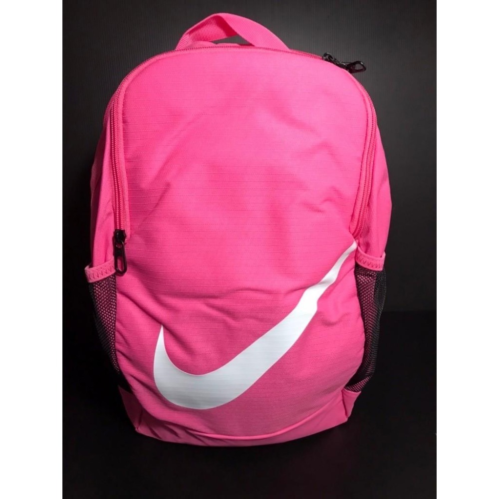 【WS】NIKE BRASILIA Backpack 粉色 健身 童包 書包 旅行 雙肩 後背包 BA6029-684-細節圖2