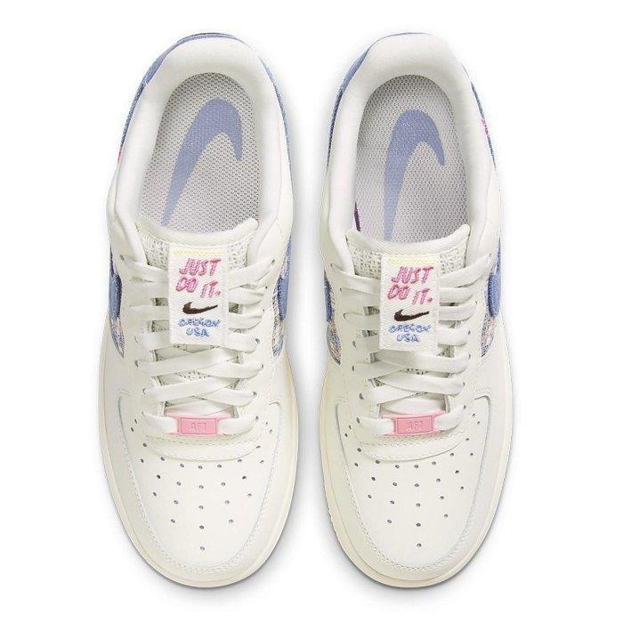 【WS】NIKE W AIR FORCE ＇07 LX 女款 增高 厚底 單寧 牛仔 休閒鞋 FJ7740-141-細節圖3