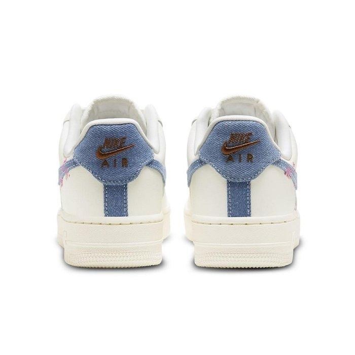 【WS】NIKE W AIR FORCE ＇07 LX 女款 增高 厚底 單寧 牛仔 休閒鞋 FJ7740-141-細節圖4