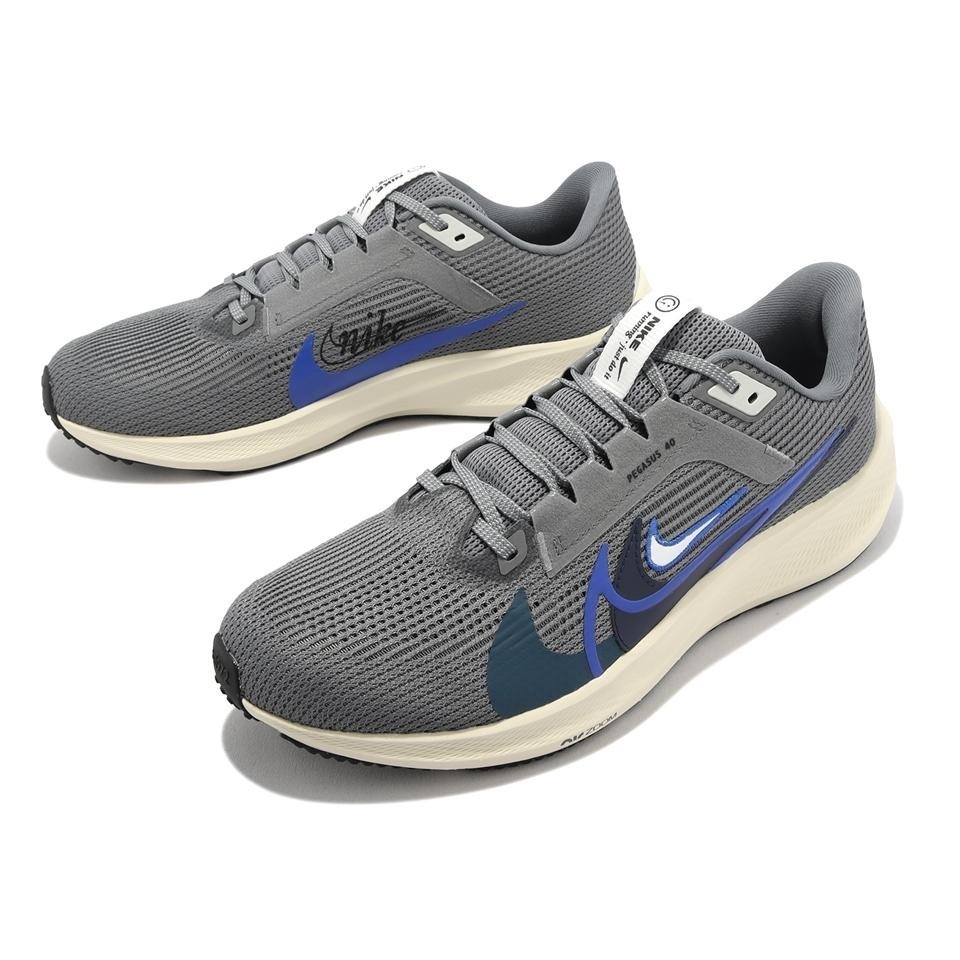 【WS】NIKE AIR ZOOM PEGASUS 40 PRM 灰藍 男款 氣墊 運動 跑步鞋 FB7179-002-細節圖2