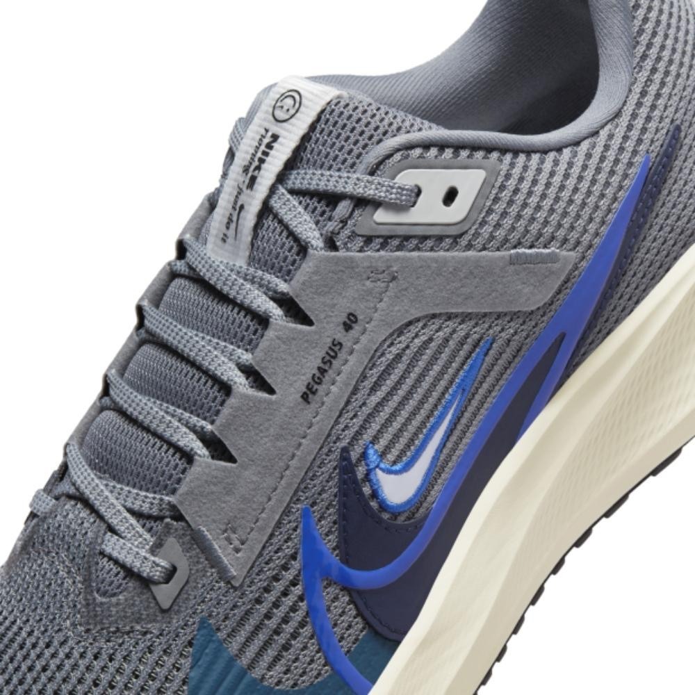 【WS】NIKE AIR ZOOM PEGASUS 40 PRM 灰藍 男款 氣墊 運動 跑步鞋 FB7179-002-細節圖6