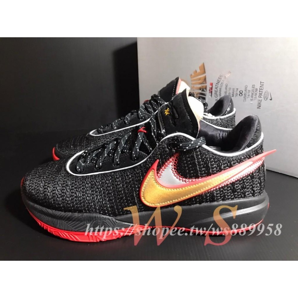 【WS】NIKE ZOOM LEBRON XX LBJ20 小皇帝 詹皇 湖人隊 實戰 籃球鞋 DJ5422-001-細節圖2