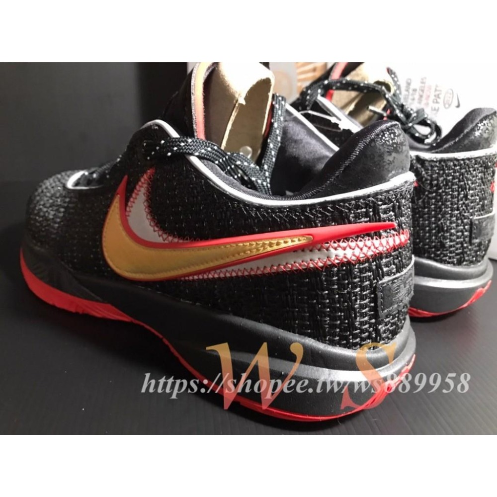 【WS】NIKE ZOOM LEBRON XX LBJ20 小皇帝 詹皇 湖人隊 實戰 籃球鞋 DJ5422-001-細節圖4