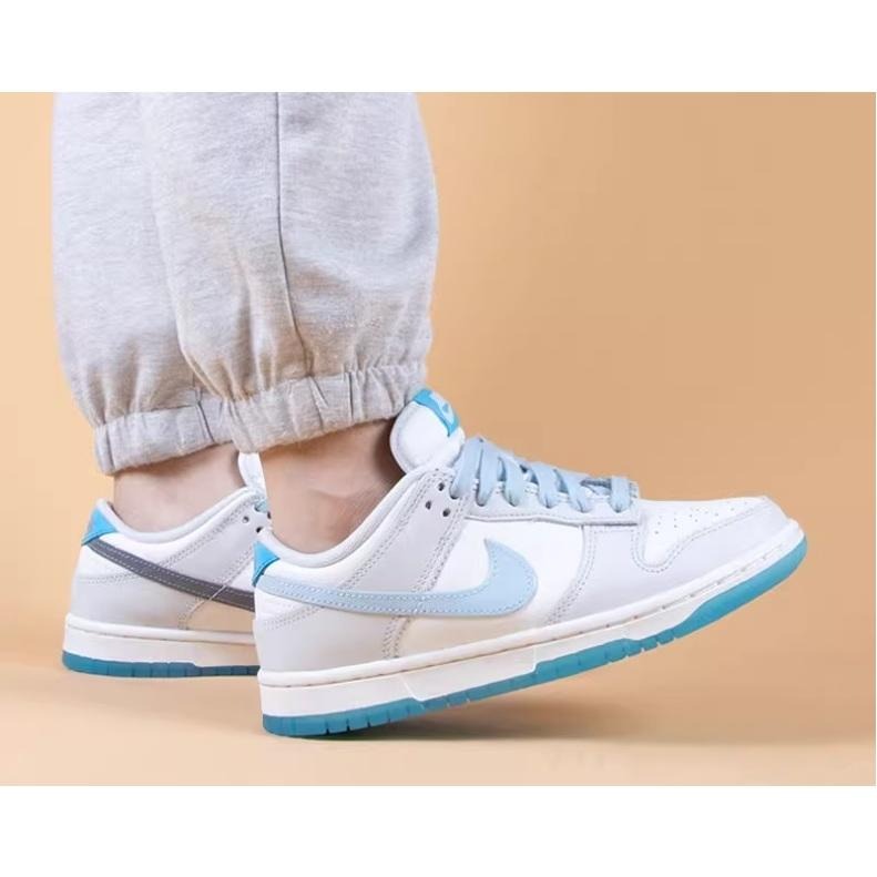 【WS】NIKE DUNK LOW 520 男款 白灰藍 鴛鴦 情人節 版鞋 休閒鞋 FN3433-141-細節圖2