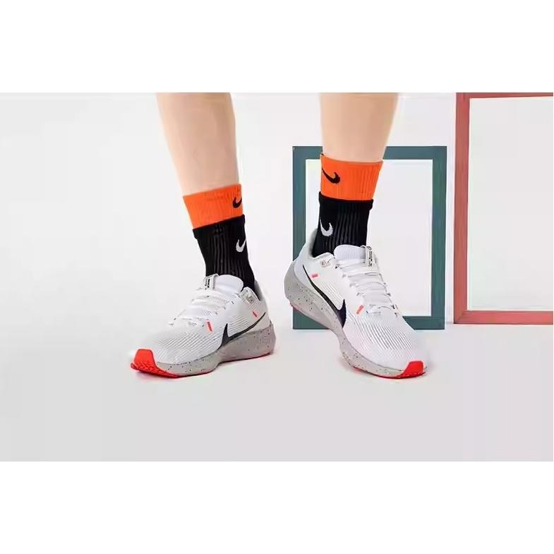 【WS】NIKE AIR ZOOM PEGASUS 40 男鞋 白灰橘 緩震 運動 跑步鞋 DV3853-100-細節圖3