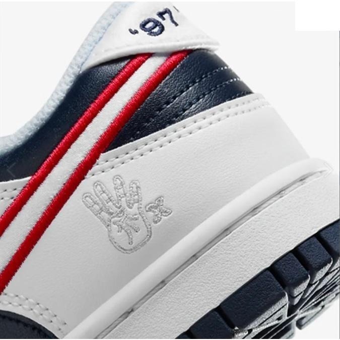 【WS】NIKE W DUNK LOW ＂Comets Four-Peat＂ 彗星四連冠 海軍藍 DZ2780-100-細節圖5