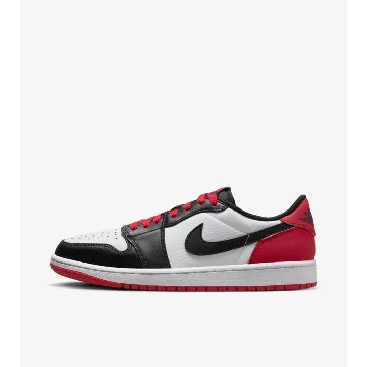 【WS】NIKE JORDAN 1 LOW OG BLACK TOE男 黑紅 黑腳趾 芝加哥 CZ0790-106-細節圖2