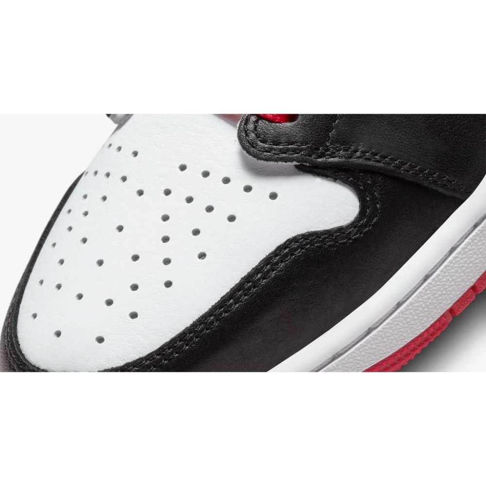 【WS】NIKE JORDAN 1 LOW OG BLACK TOE男 黑紅 黑腳趾 芝加哥 CZ0790-106-細節圖5