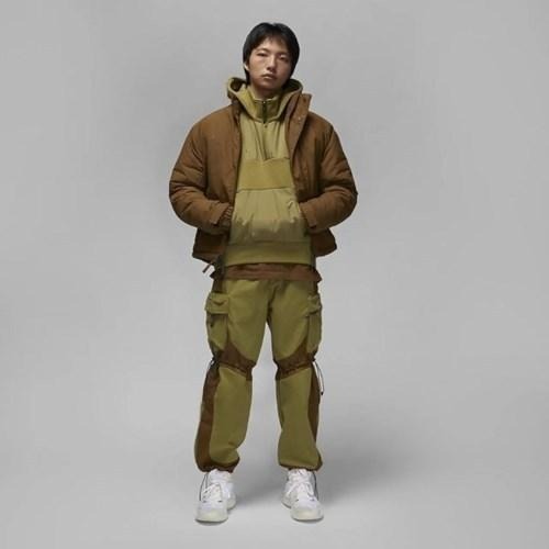 【WS】NIKE JORDAN POLAR OTW LIGHT OLIVE 男款 風衣 運動外套 DV1618-385-細節圖2