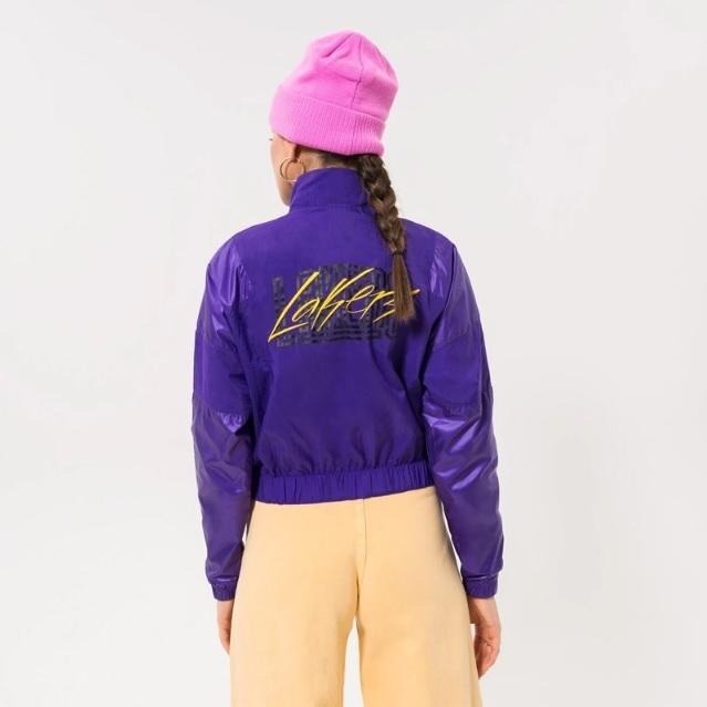 【WS】NIKE W NBA LAKERS 湖人隊 女款 休閒上衣 運動  夾克 外套 DR9232-504-細節圖3