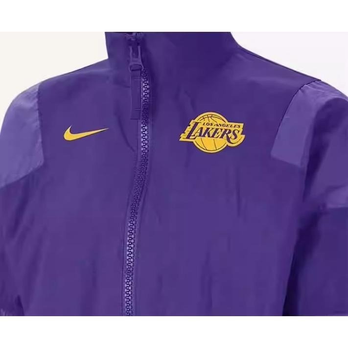 【WS】NIKE W NBA LAKERS 湖人隊 女款 休閒上衣 運動  夾克 外套 DR9232-504-細節圖6