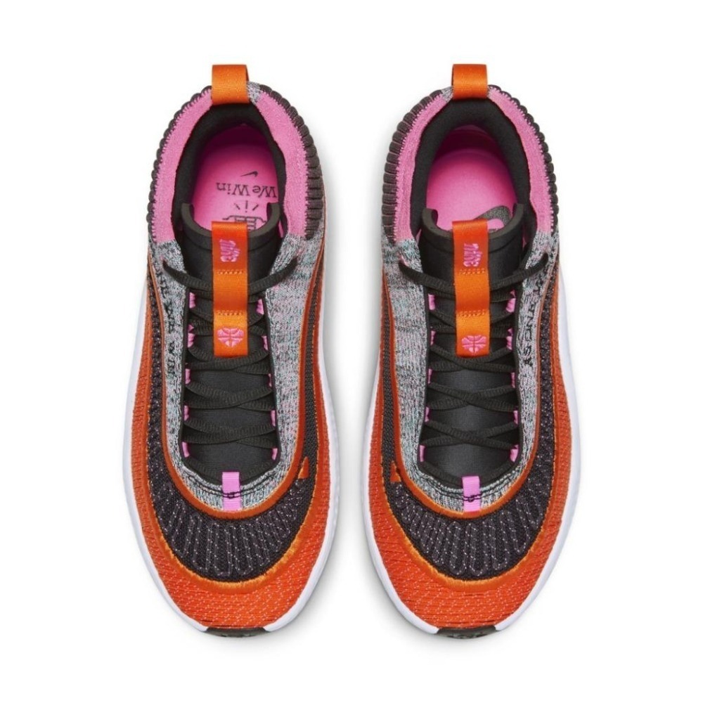 【WS】NIKE COSMIC UNITY 3 EP  灰橘 男鞋 運動 氣墊 緩震 籃球鞋 DV2770-001-細節圖4