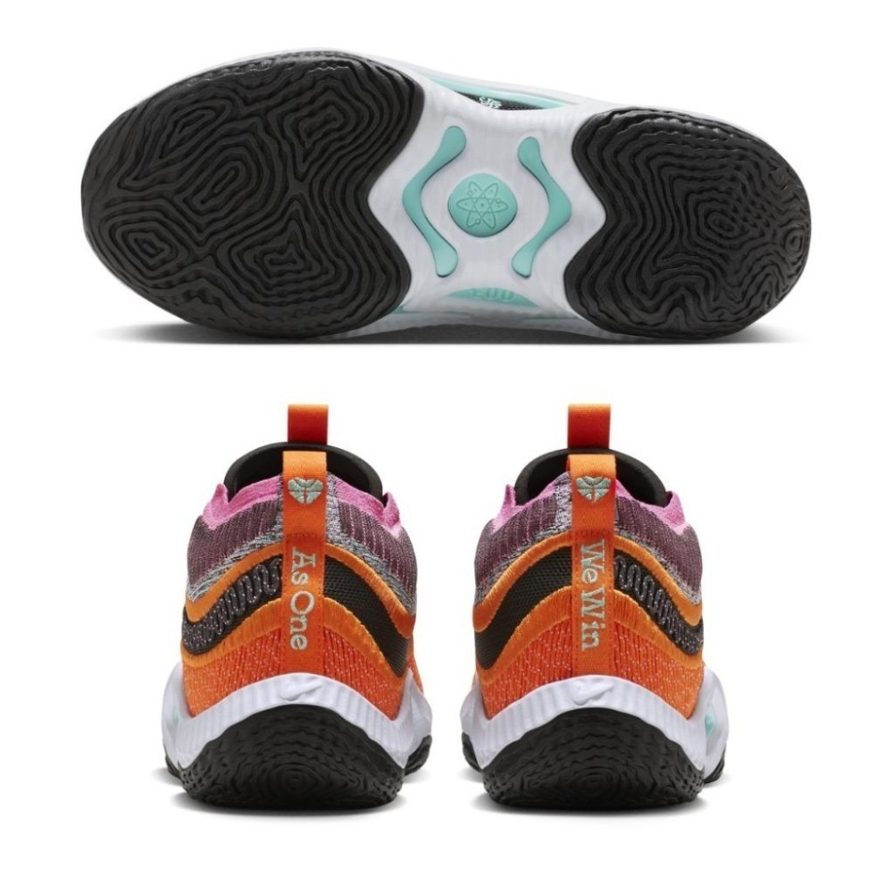 【WS】NIKE COSMIC UNITY 3 EP  灰橘 男鞋 運動 氣墊 緩震 籃球鞋 DV2770-001-細節圖5