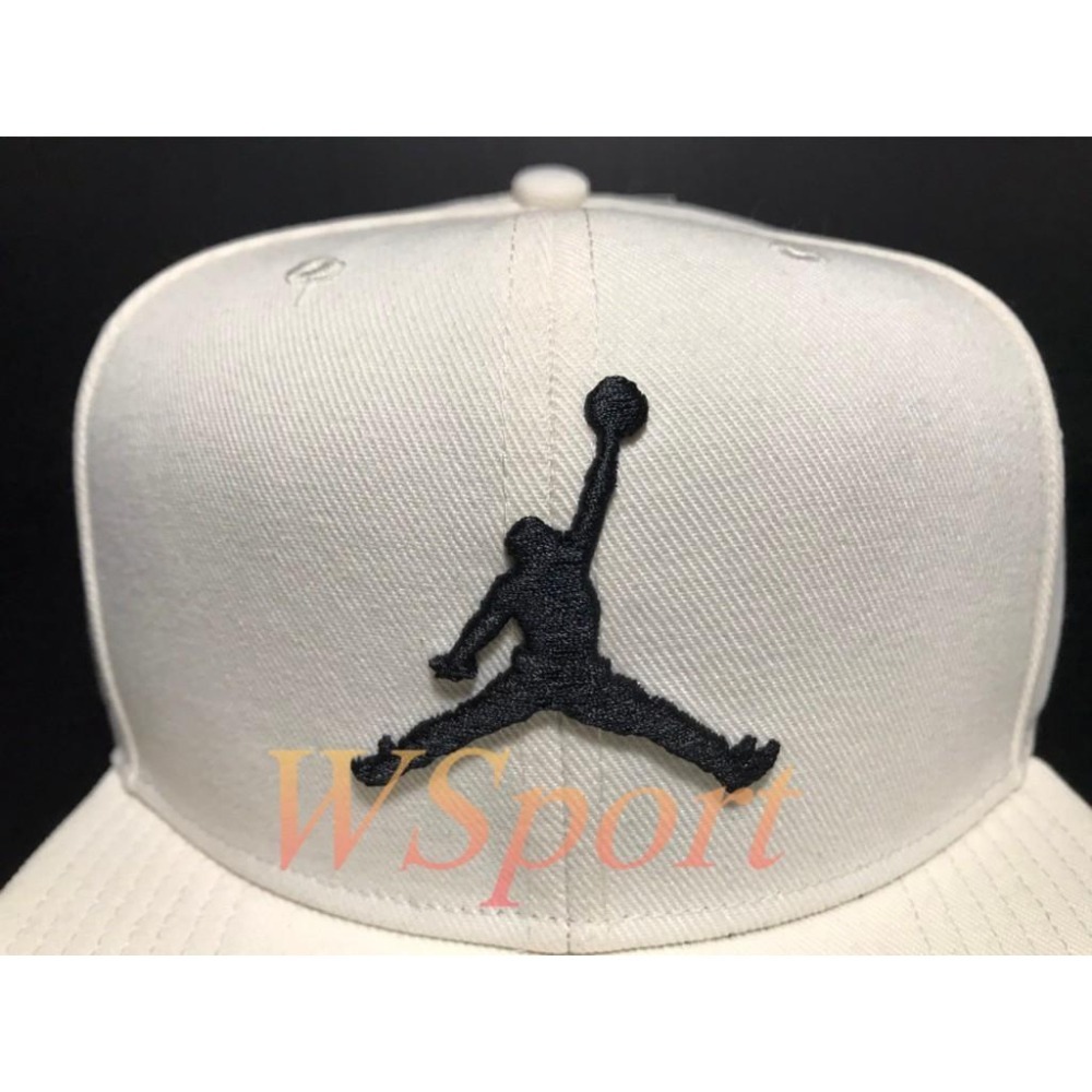 【WS】JORDAN PRO SNAPBACK HAT 帽子 老帽 運動帽 白 AR2118-110-細節圖2