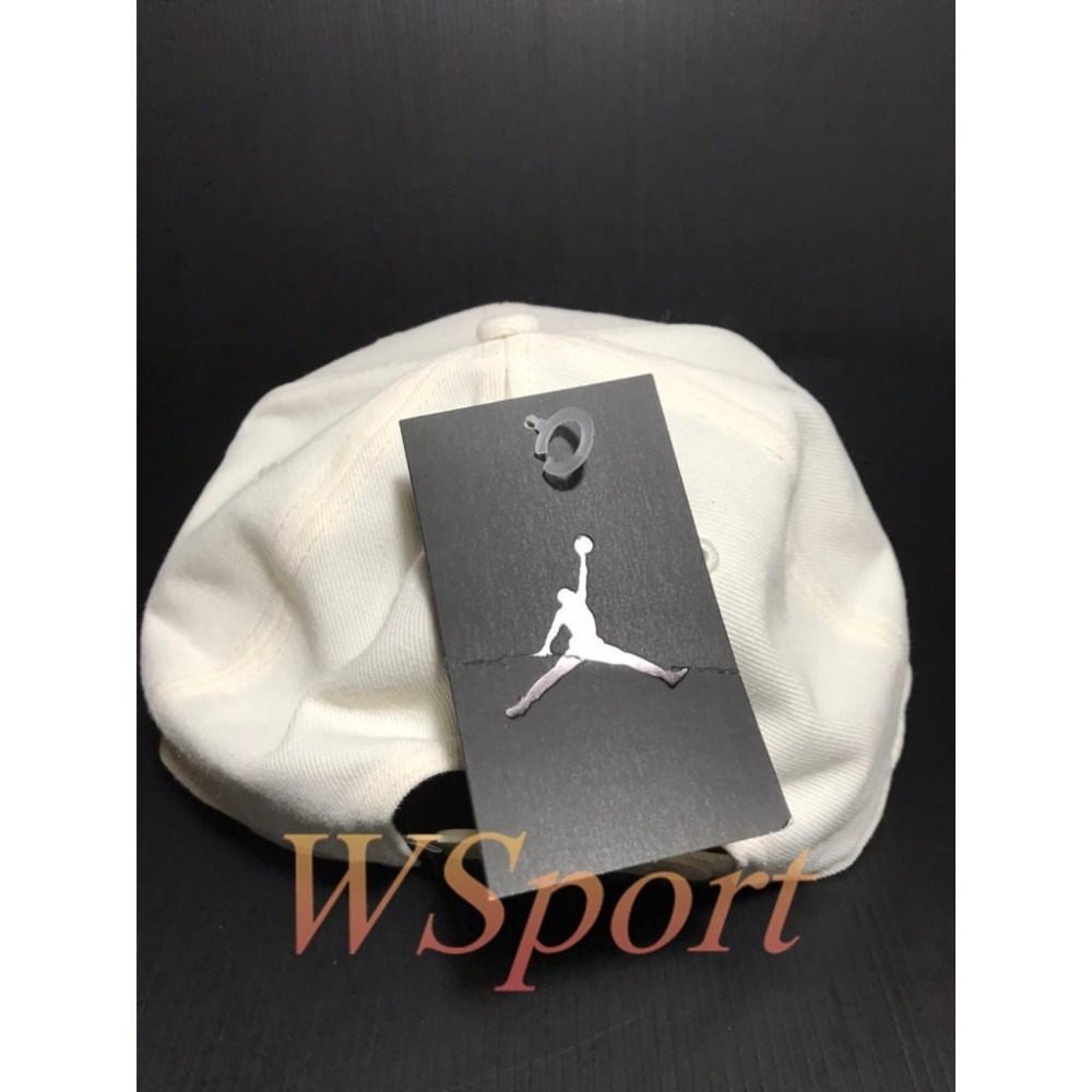 【WS】JORDAN PRO SNAPBACK HAT 帽子 老帽 運動帽 白 AR2118-110-細節圖3