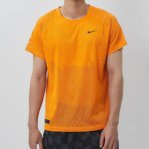 【WS】NIKE NK DFADV RUN DVN 男款 橘 跑步 訓練 健身 運動 短袖 短T DX0854-836