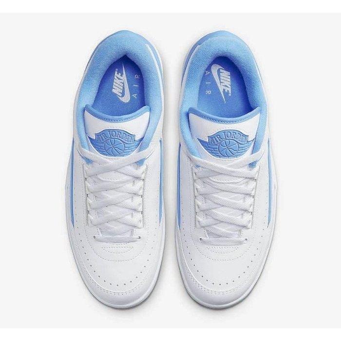 【WS】NIKE AIR JORDAN 2 RETRO LOW ＂UNC＂ 白北卡 AJ2 低筒 DV9956-104-細節圖2