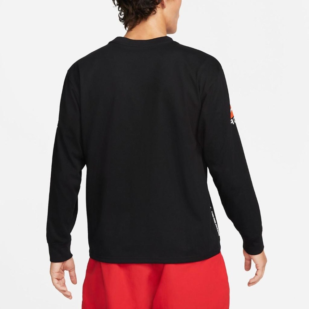 【WS】NIKE ACG CREW 男款 黑橘 運動 休閒 長袖 大學T DV9639-010-細節圖2