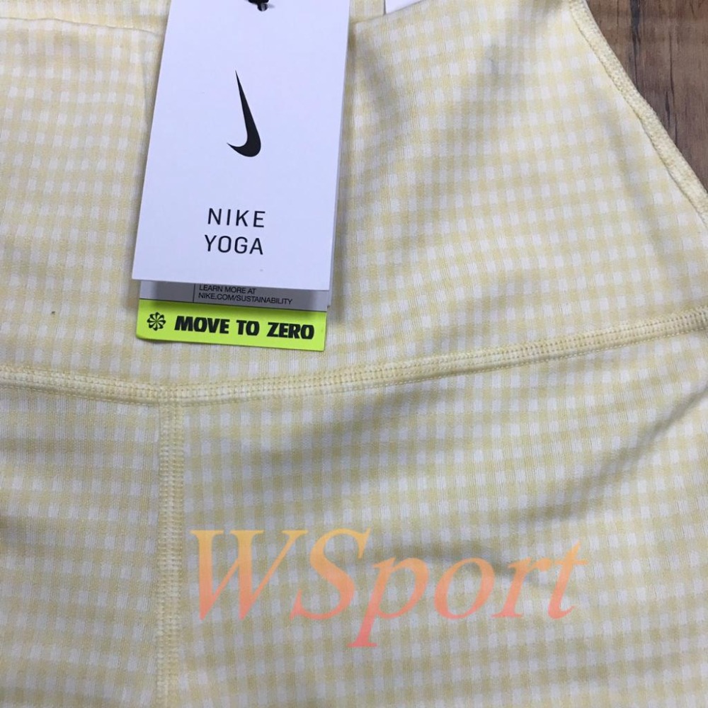 【WS】NIKE YOGA 5IN DRY 女款 白黃 跑步 訓練 健身 運動 瑜珈 短褲 DA1098-134-細節圖2