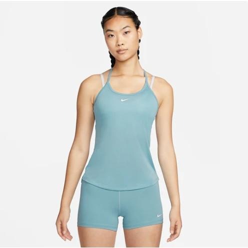 【WS】NIKE ONE ELASTIKA TANK 女款 灰色 無袖 細肩帶 運動 跑步 背心 DD4942-073-細節圖4