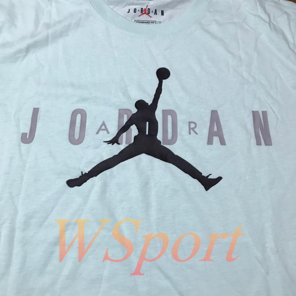 【WS】NIKE AIR JORDAN 大LOGO 男款 短袖 上衣 運動 休閒 短T T恤 CK4213-330-細節圖3