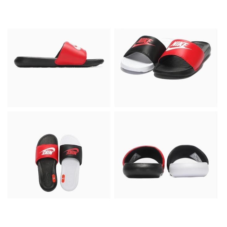 【WS】NIKE VICTORI ONE SLIDE 男款 黑紅黑白 撞色 運動 涼鞋 拖鞋 DD0234-600-細節圖7