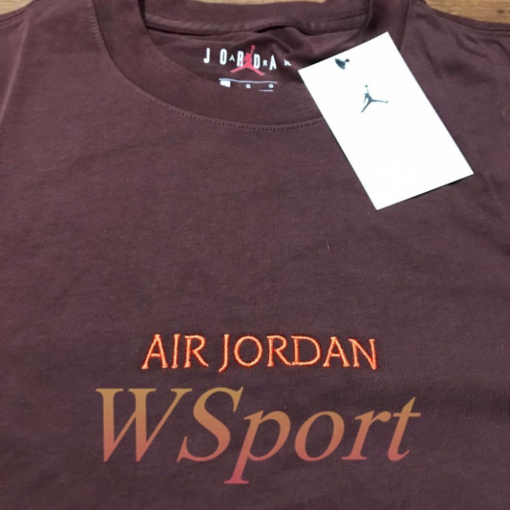 【WS】NIKE AIR JORDAN LOGO 重磅 男款 短袖 上衣 運動 休閒 短T T恤 DA9890-273-細節圖3