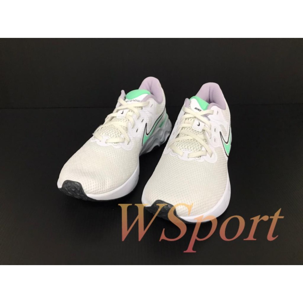 【WS】NIKE W RENEW RIDE 2 白綠 輕量 緩震 女款 跑步鞋 慢跑鞋 CU3508-107-細節圖2