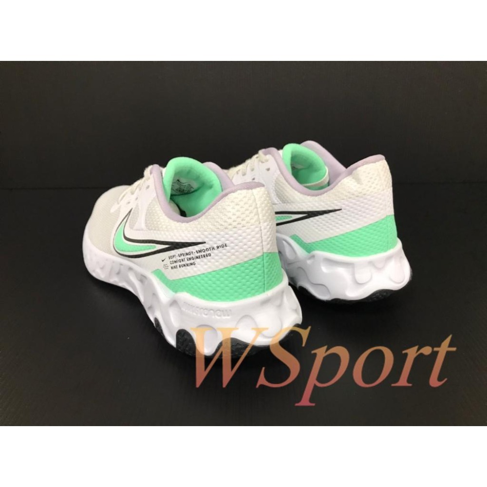 【WS】NIKE W RENEW RIDE 2 白綠 輕量 緩震 女款 跑步鞋 慢跑鞋 CU3508-107-細節圖3