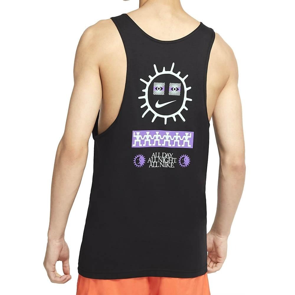 【WS】NIKE NSW TANK FESTIVAL 男款 黑色 印花 塗鴉 夏天 海灘 背心 DD1345-010-細節圖3