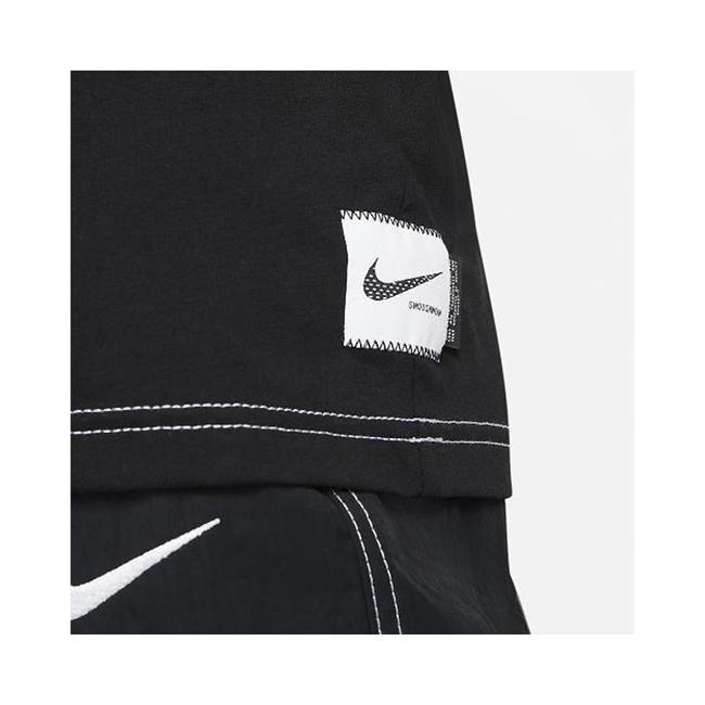 【WS】NIKE NSW SWSH SS TOP 女款 寬鬆 棉質 短袖 T恤 奶茶色 DM6212-126 黑010-細節圖8