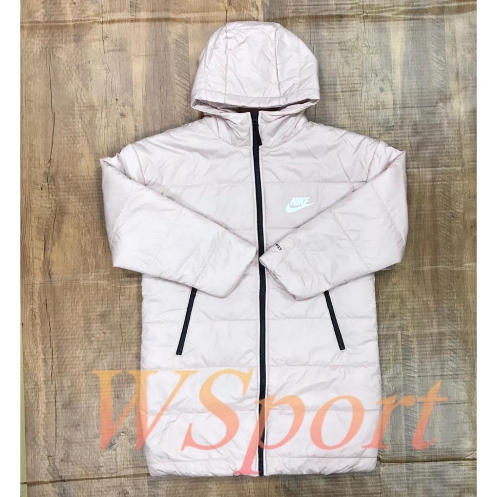 【WS】NIKE NSW SWOOSH TF RPL 女款 粉 大勾 運動 休閒 長版 連帽 外套 DJ7000-601-細節圖8