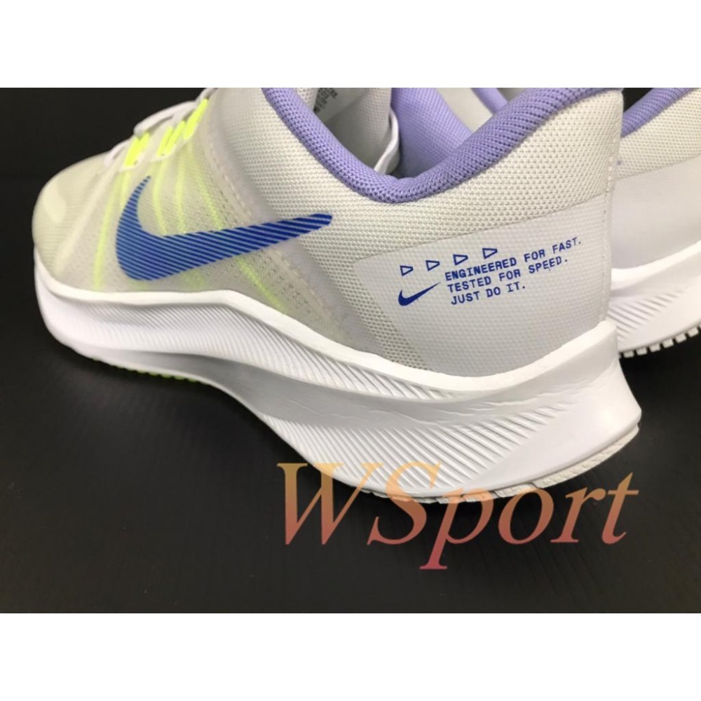 【WS】NIKE W QUEST4 女鞋 白綠藍 透氣 運動 跑步 慢跑鞋 DA1106-101-細節圖4