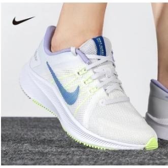 【WS】NIKE W QUEST4 女鞋 白綠藍 透氣 運動 跑步 慢跑鞋 DA1106-101-細節圖9