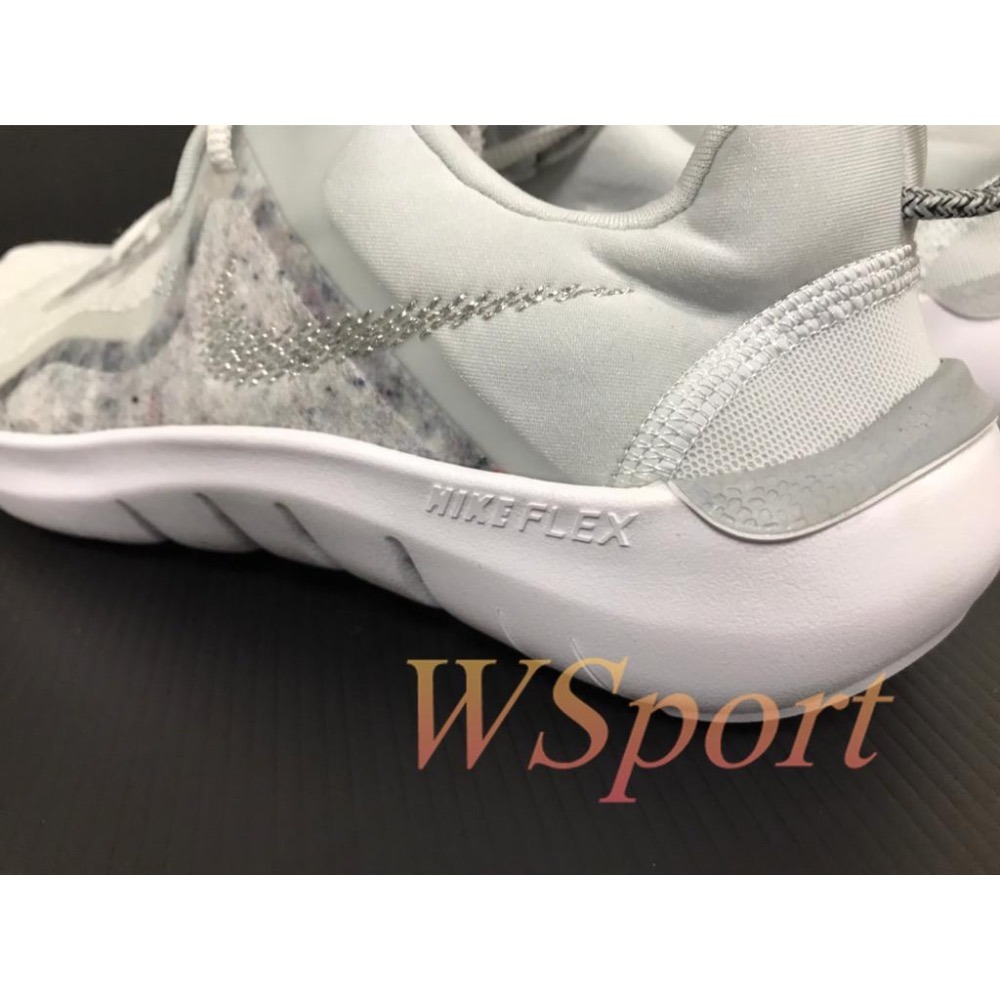 【WS】NIKE W FLEX RUN 2021 女 銀白 緩震  運動 健身 赤足 跑步 慢跑鞋 CW3409-003-細節圖6