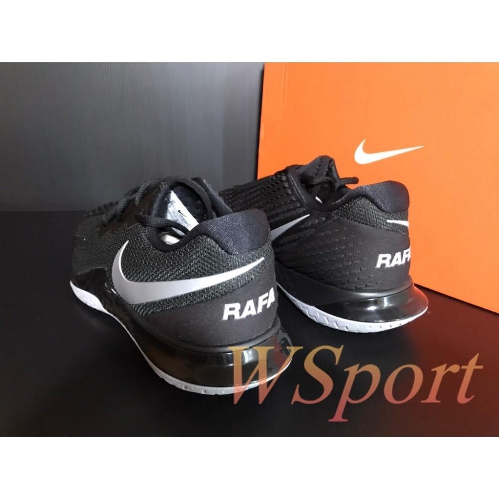 【WS】NIKE ZOOM VAPOR CAGE 4 RAFA 納達爾 黑 米白 網球鞋 DD1579-001 104-細節圖3