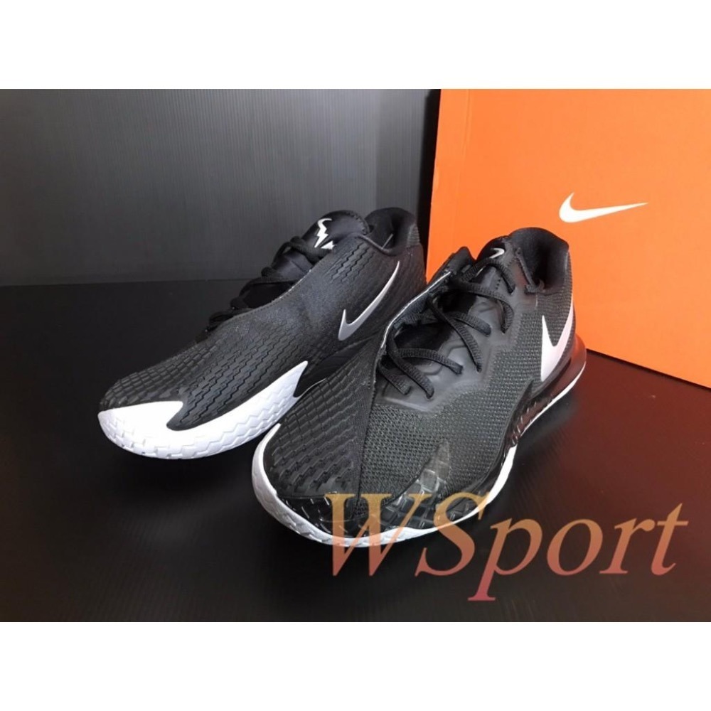 【WS】NIKE ZOOM VAPOR CAGE 4 RAFA 納達爾 黑 米白 網球鞋 DD1579-001 104-細節圖2