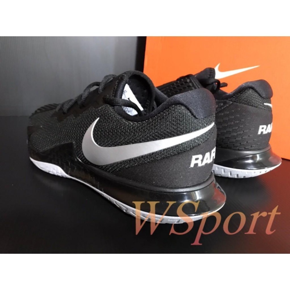 【WS】NIKE ZOOM VAPOR CAGE 4 RAFA 納達爾 黑 米白 網球鞋 DD1579-001 104-細節圖4