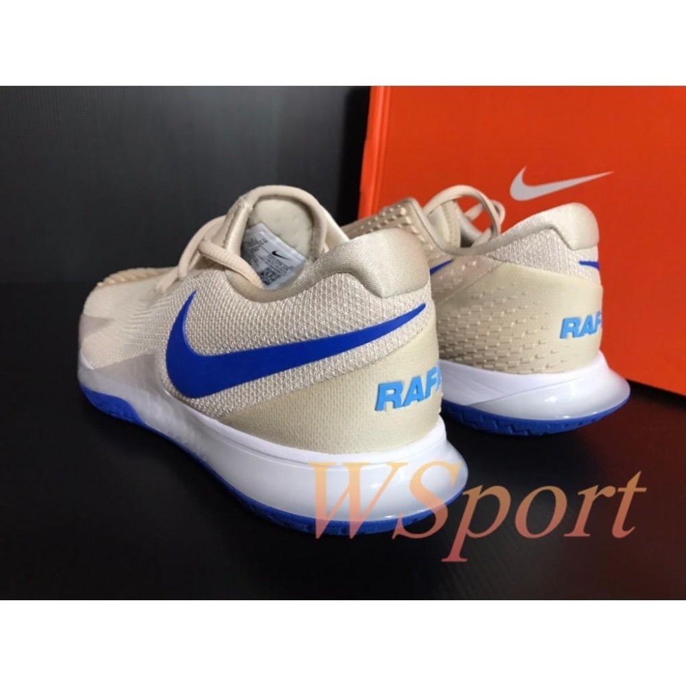 【WS】NIKE ZOOM VAPOR CAGE 4 RAFA 納達爾 黑 米白 網球鞋 DD1579-001 104-細節圖8